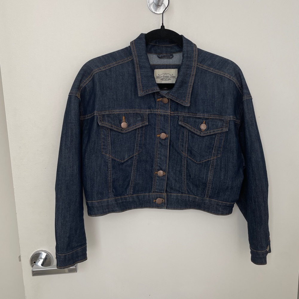 Cropped Jean Jacket Ashley Vintage Charm